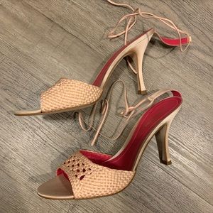 Brand new strappy BCBG heels